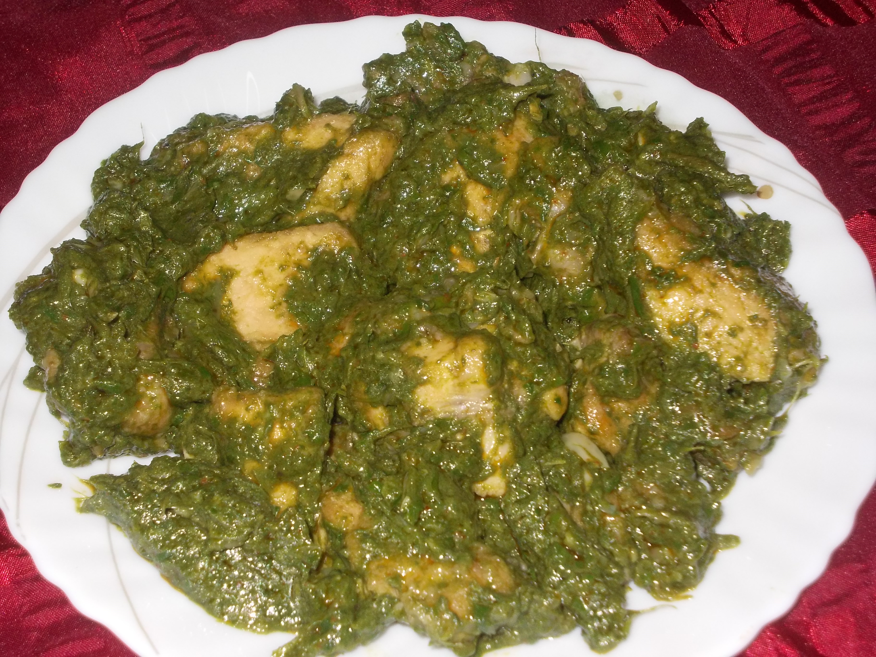 Palak Chicken Recipe