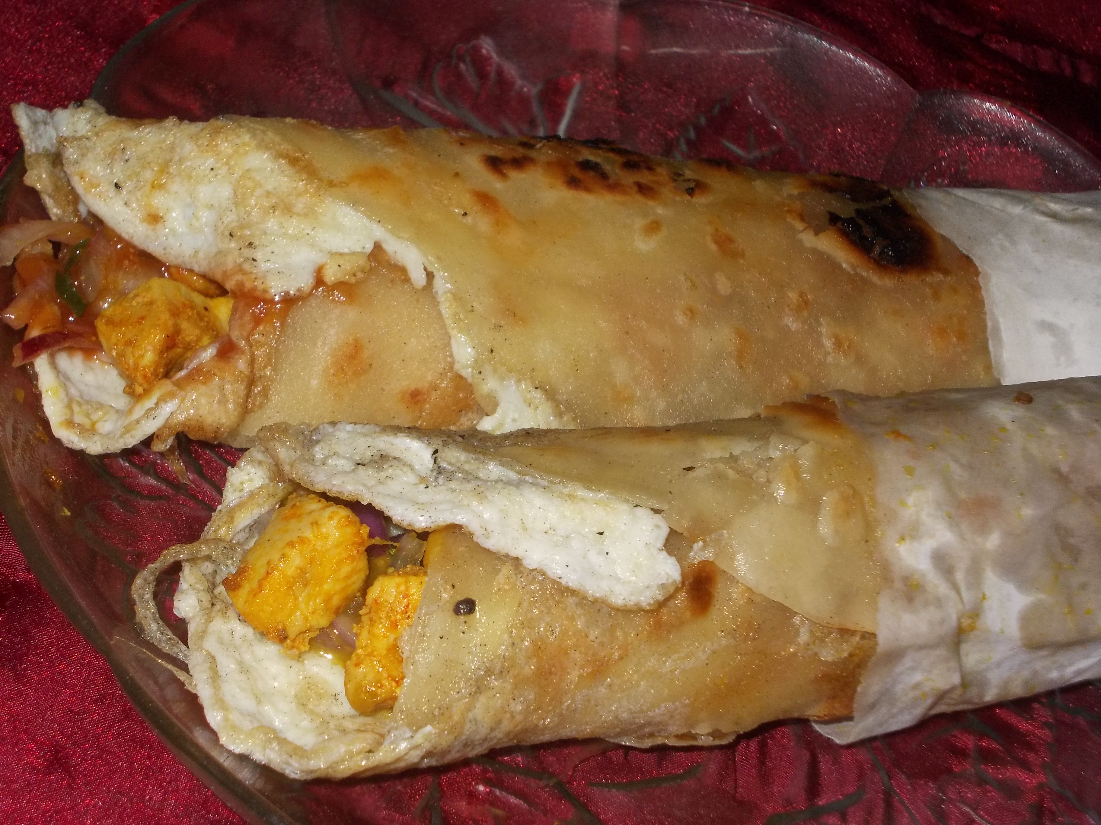 Egg Chicken Roll Recipe