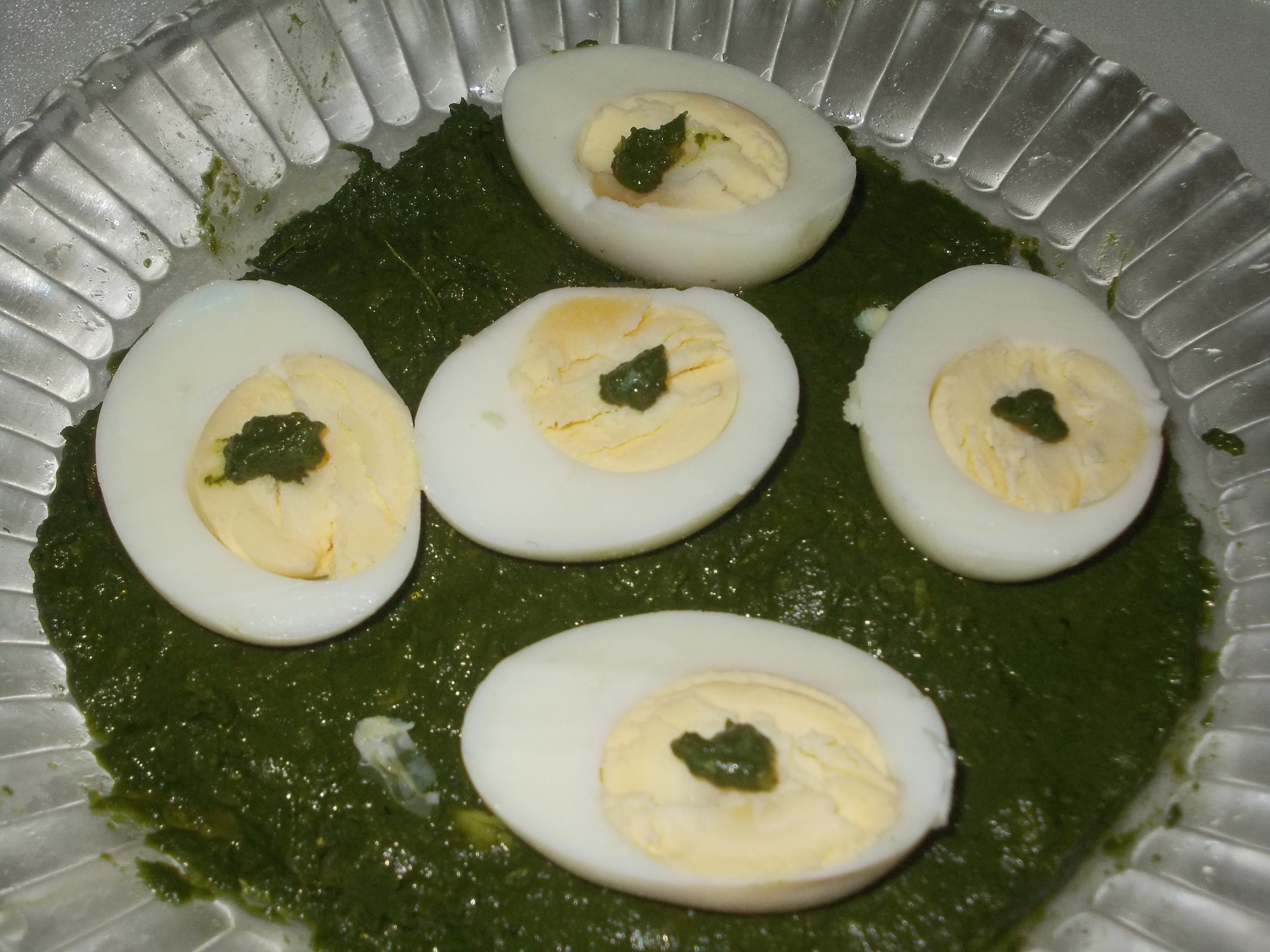 Egg Palak Recipe