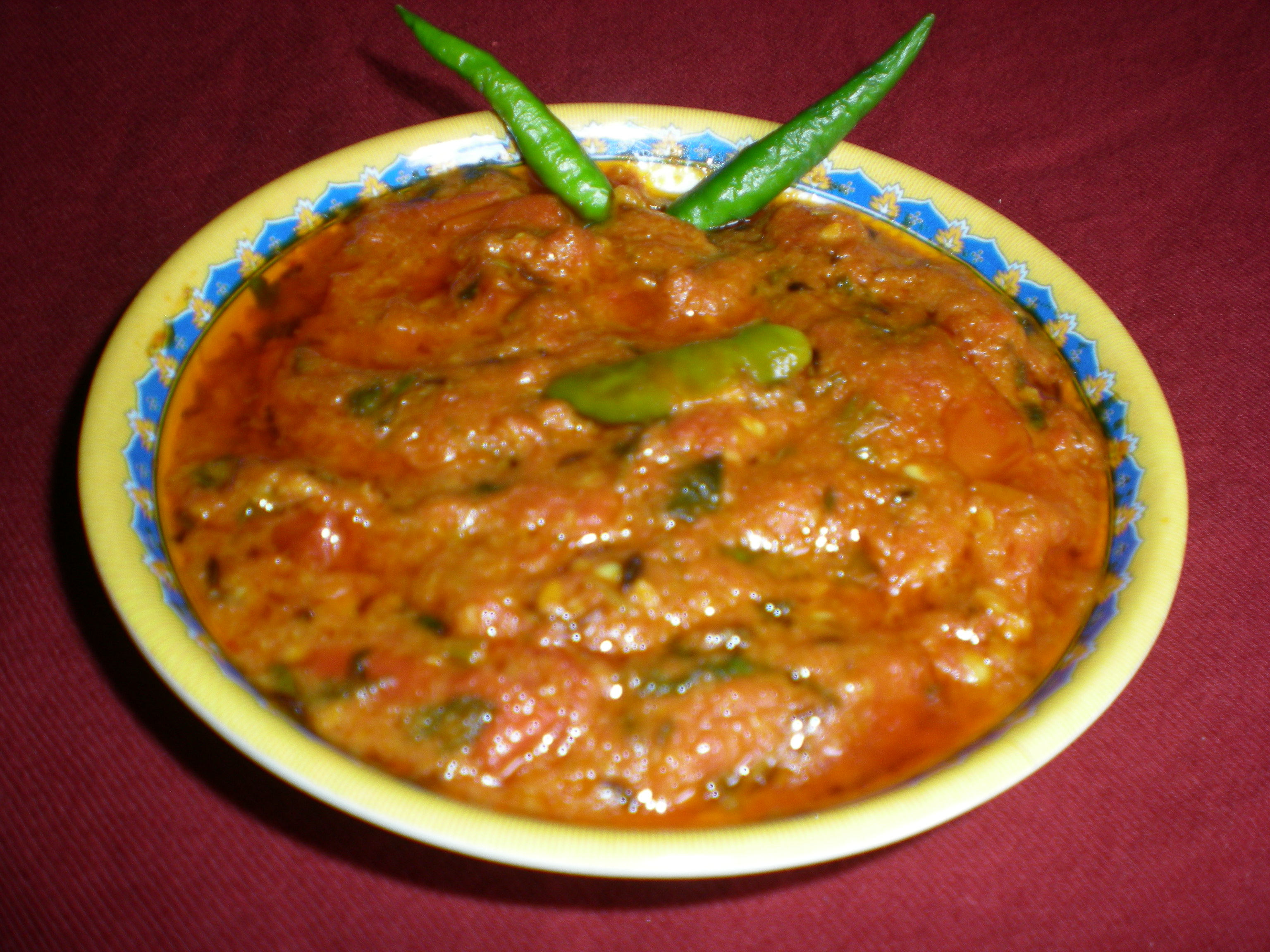 Tomato Chilli Chutney Recipe