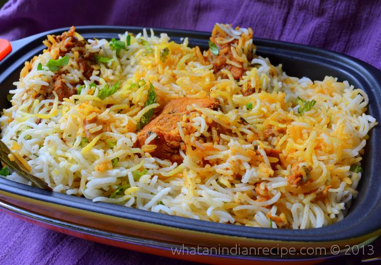 Hyderabadi Chicken Dum Biriyani Recipe