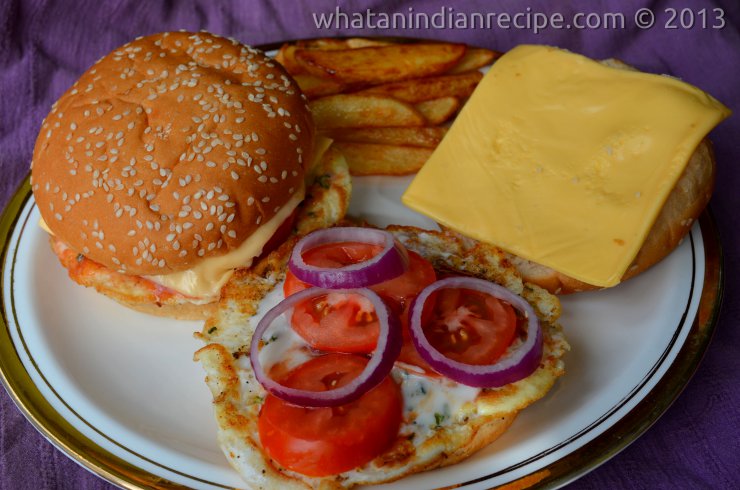 Easy Egg Burger Recipe