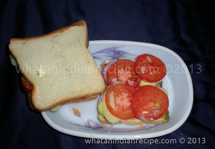 Simple Veg Sandwich Recipe
